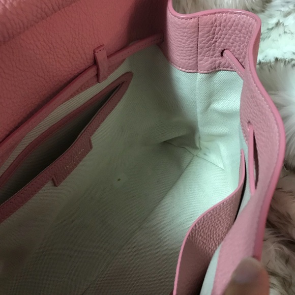 Mansur Gavriel Tumble Lady Bag in Peony - Picture 7 of 8